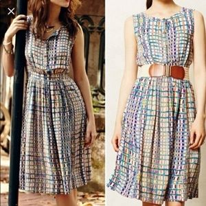 Anthropologie Summer Plaid Dress